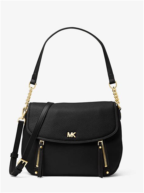 michael kors evie wallet|Evie Medium Pebbled Leather Shoulder Bag .